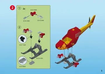 Összeszerelési útmutatók Playmobil 9430 - Adventure Copter with Pterodactyl (3)