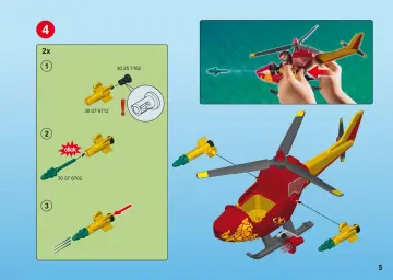 Building instructions Playmobil 9430 - Adventure Copter with Pterodactyl (5)