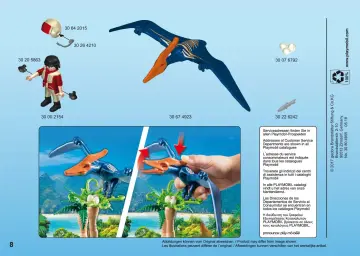 Building instructions Playmobil 9430 - Adventure Copter with Pterodactyl (8)