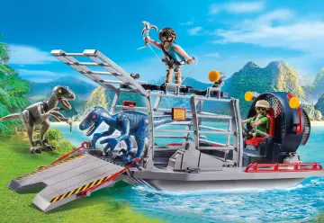 Playmobil 9433 - Propellerboot mit Dinokäfig