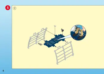 Notices de montage Playmobil 9433 - Bateau avec cage et deinonychus (6)