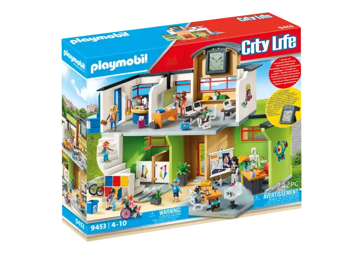 Playmobil 9453 - Szkoła z wyposażeniem - BOX