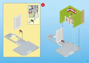 Building instructions Playmobil 9453 - Furnished School Building (4)