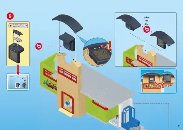 Building instructions Playmobil 9453 - Furnished School Building (9)