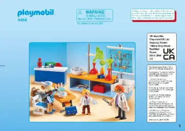 Bauanleitungen Playmobil 9456 - Chemieunterricht (1)