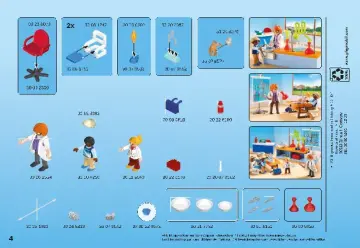 Manuales de instrucciones Playmobil 9456 - Clase de Química (4)