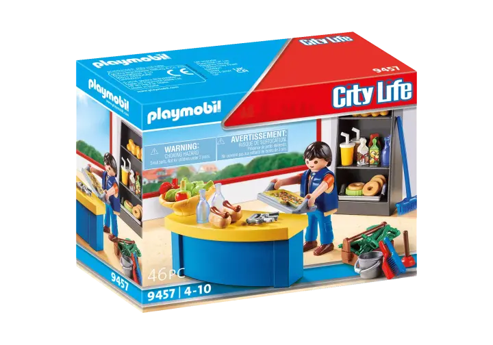 Playmobil 9457 - Gondnok és sulibüfé - BOX