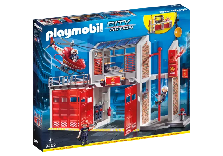 Playmobil 9462 - Quartel de Bombeiros - BOX