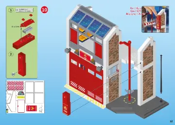 Building instructions Playmobil 9462 - Fire Station (12)