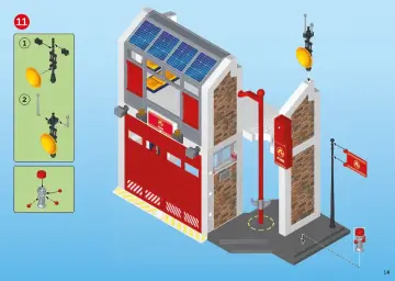 Instrukcje obsługi Playmobil 9462 - Duża remiza strażacka (14)