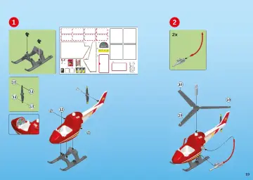 Manual de instruções Playmobil 9462 - Quartel de Bombeiros (19)