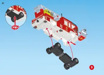 Building instructions Playmobil 9463 - Fire Ladder Unit (16)