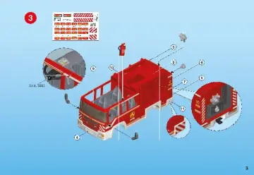 Manual de instruções Playmobil 9464 - Carro dos Bombeiros (3)