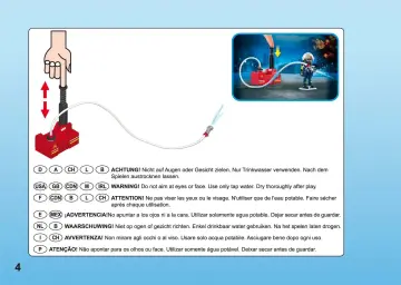 Manuales de instrucciones Playmobil 9468 - Bomberos con Bomba de Agua (4)