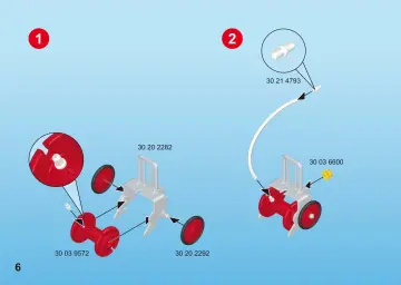 Building instructions Playmobil 9468 - Firefighters with Water Pump (6)