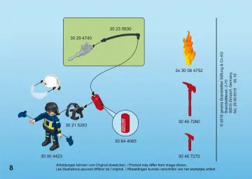 Manuales de instrucciones Playmobil 9468 - Bomberos con Bomba de Agua (8)