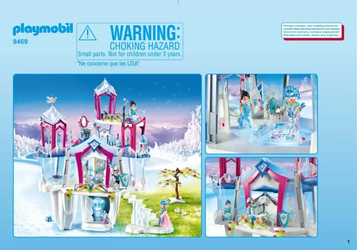 Notices de montage Playmobil 9469 - Palais de Cristal (1)