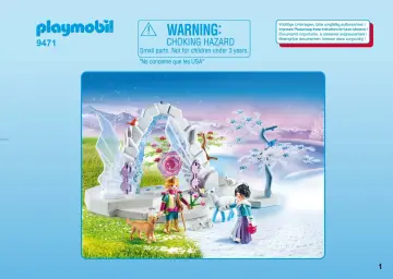 Οδηγίες συναρμολόγησης Playmobil 9471 - Κρυστάλλινη πύλη του Παγωμένου κόσμου (1)