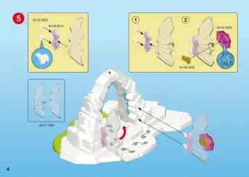 Οδηγίες συναρμολόγησης Playmobil 9471 - Κρυστάλλινη πύλη του Παγωμένου κόσμου (4)