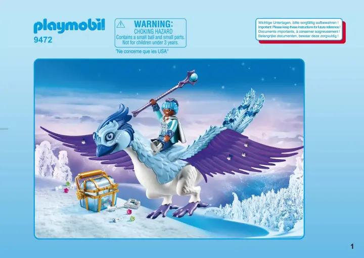 Összeszerelési útmutatók Playmobil 9472 - Hideghegyi főnixmadár (1)
