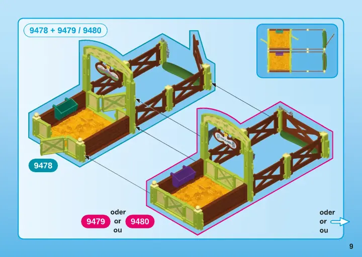 Abapri Playmobil 9478 Lucky Spirit with Horse Stall