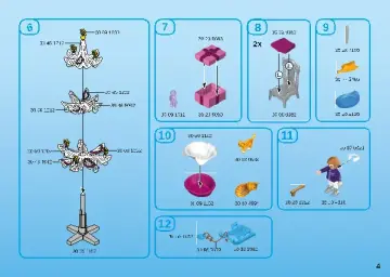 Manual de instruções Playmobil 9485 - Calendário do Advento "Baile de Natal no Salão de Cristal" (5)