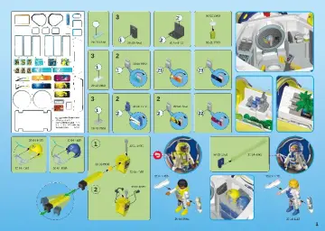 Bouwplannen Playmobil 9487 - Ruimtestation op Mars (15)