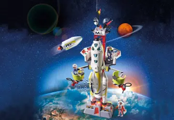 Playmobil 9488 - Mars-raket met lanceerplatform