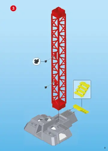 Bauanleitungen Playmobil 9488 - Mars-Rakete mit Startrampe (3)