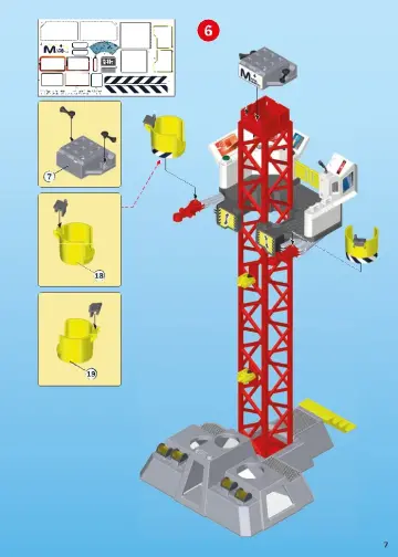 Bouwplannen Playmobil 9488 - Mars-raket met lanceerplatform (7)