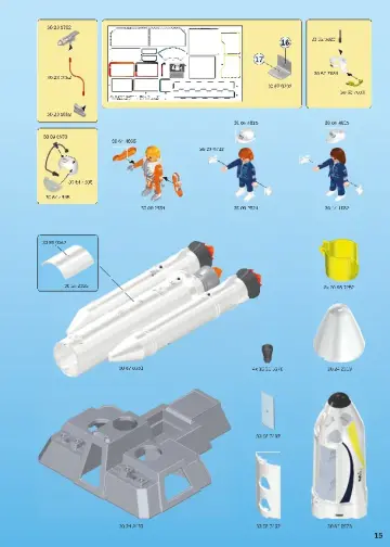 Notices de montage Playmobil 9488 - Fusée Mars avec plateforme de lancement (15)