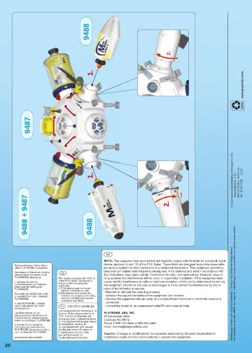 Bauanleitungen Playmobil 9488 - Mars-Rakete mit Startrampe (20)