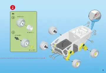 Bauanleitungen Playmobil 9489 - Mars-Erkundungsfahrzeug (3)