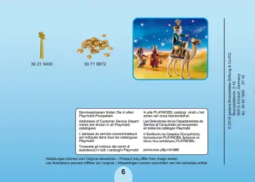 Manuales de instrucciones Playmobil 9497 - Reyes Magos (6)