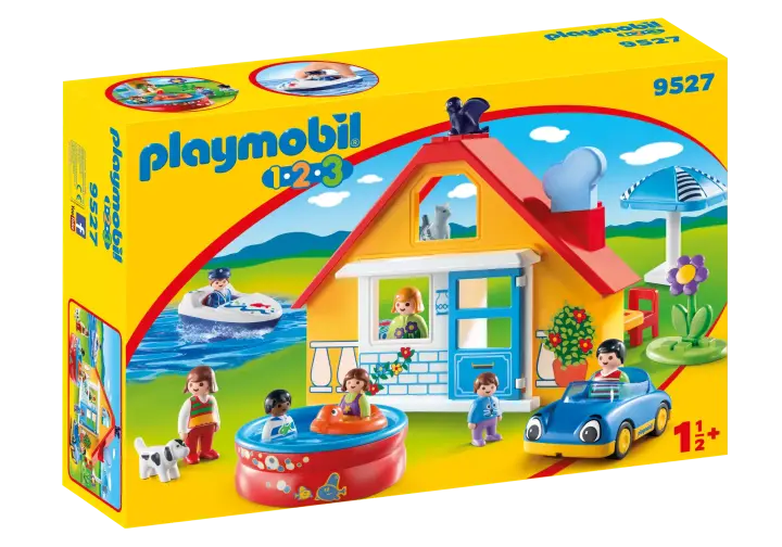 Playmobil 9527 - 1.2.3 Holiday Cottage - BOX