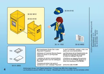 Building instructions Playmobil 9806 - Postwoman (4)