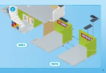 Bygganvisningar Playmobil 9809 - Classroom Extension for Furnished School Building (9453) (5)