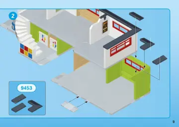 Building instructions Playmobil 9809 - Classroom Extension for Furnished School Building (9453) (9)