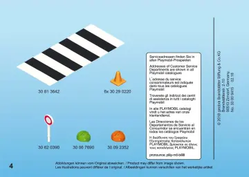 Manuales de instrucciones Playmobil 9812 - Material Aula Educación Vial (4)