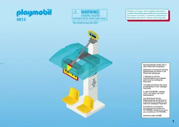 Manuales de instrucciones Playmobil 9813 - Parada Autobús (1)