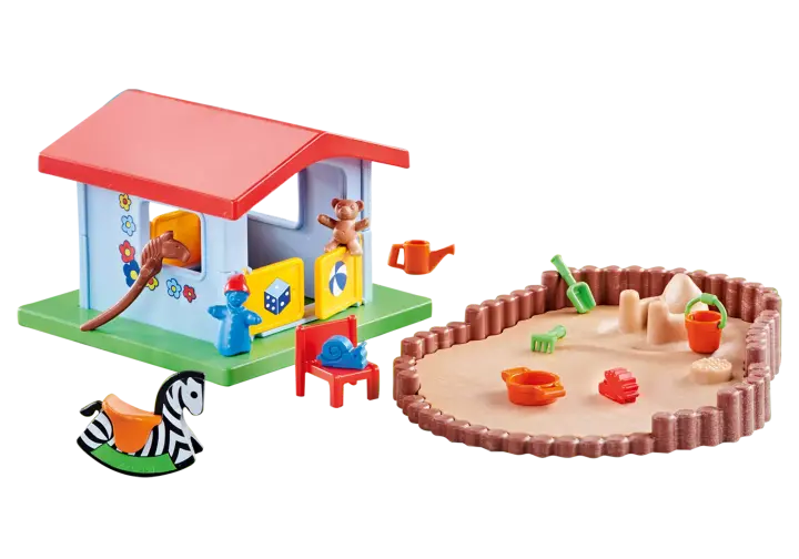 Playmobil 9814 - Pequena casa de brincar com recinto de areia