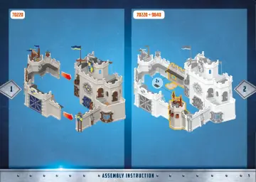 Bouwplannen Playmobil 9840 - Uitbreiding toren voor de Grote burcht van de Novelmore ridders (5)