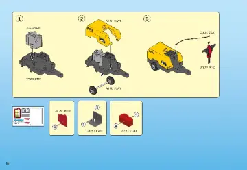 Bouwplannen Playmobil 9843 - Arbeiders en containers (6)