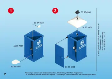 Building instructions Playmobil 9844 - Portable Toilet (2)