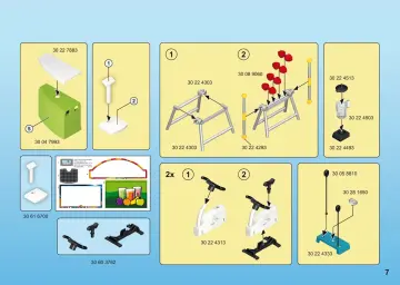 Notices de montage Playmobil 9846 - Aménagement pour salle de fitness (7)