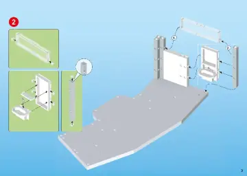 Building instructions Playmobil 9848 - Floor Supplement for Large Hospital (70190) (3)