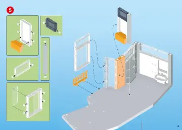 Bouwplannen Playmobil 9848 - Extra verdieping voor het Ingericht ziekenhuis (6)