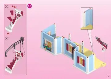 Building instructions Playmobil 9849 - Floor Extension for Large Doll House (11)