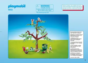 Building instructions Playmobil 9852 - Magical Fairy Tree (1)