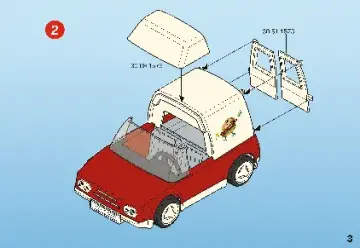 Building instructions Playmobil 9860 - delivery service (3)